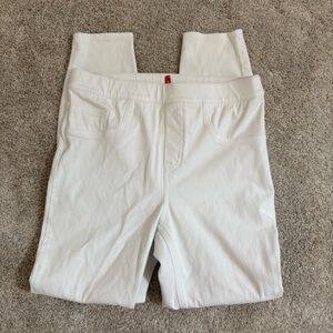 SPANX White Skinny Pull On‎ Pants